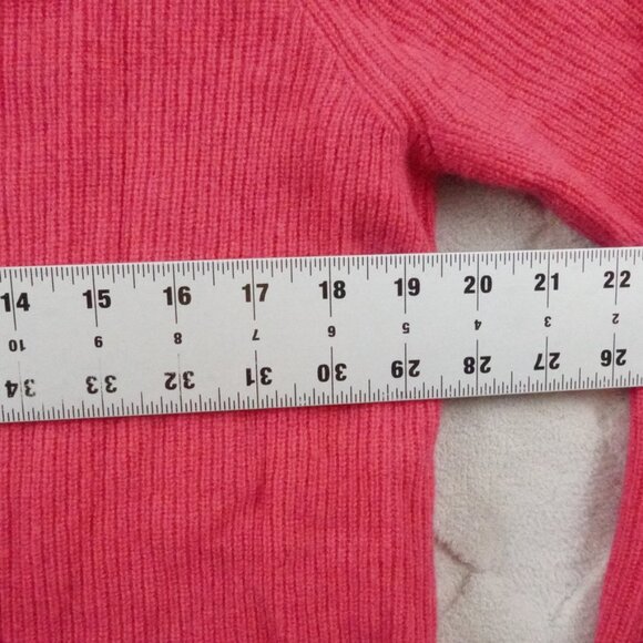 Sundance 100% Cashmere Knit Sweater Womens Small Pink Pull Over Soft Cozy - Picture 5 of 8